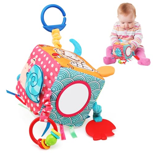 LinStyle Activity Spielzeug Cube-Motorikspielzeug,Kinderwagen Spielzeug zum Fühlen und Greifen-Babyspielzeug für Bett,Laufstall,Babyschale & Autositz,Entdecken für Babys & Kleinkinder ab 0+ Monaten LinStyle Activity Spielzeug Cube-Motorikspielzeug,Kinderwagen Spielzeug zum Fühlen und Greifen-Babyspielzeug für Bett,Laufstall,Babyschale & Autositz,Entdecken für Babys & Kleinkinder ab 0+ Monaten von LinStyle
