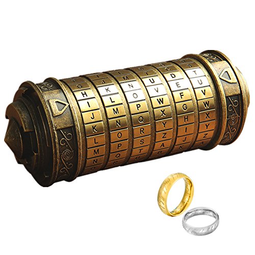 Da Vinci Code Mini Cryptex Rätsel und Puzzle für Weihnachten, Valentinstag und Geburtstag Freunde und Bekannte von LINCMAN