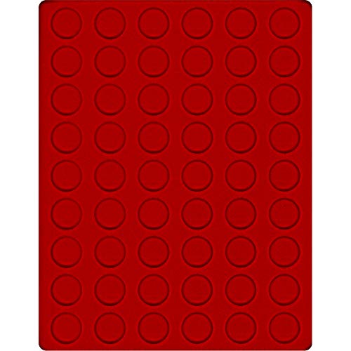 Velourseinlage rot 2154E (Ø25,75 mm) von Lindner Falzlos GmbH