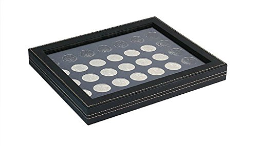 Lindner 2367-2111CE Münzkassette NERA M Plus mit schwarzer Münzeinlage mit 35 runden Vertiefungen für Münzen mit Ø 32,5 mm, z.B. für deutsche 20 Euro- BZW. 10 Euro-Silbermünzen Lindner 2367-2111CE Münzkassette NERA M Plus mit schwarzer Münzeinlage mit 35 runden Vertiefungen für Münzen mit Ø 32,5 mm, z.B. für deutsche 20 Euro- BZW. 10 Euro-Silbermünzen von Lindner