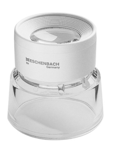 Lindner Eschenbach Standlupe 7166, mit 8facher Vergrößerung, aus Kunststoff von Lindner