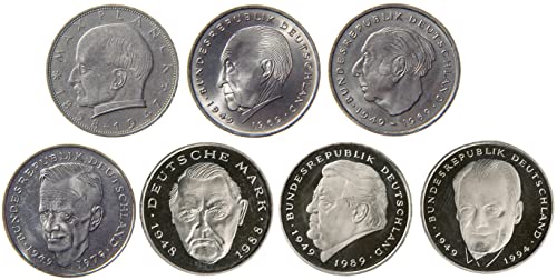 Lindner Münzkapseln für DM-Münzen zur Auswahl (2 DM, ab 2.Ausg. - 10 Kapseln) von Lindner