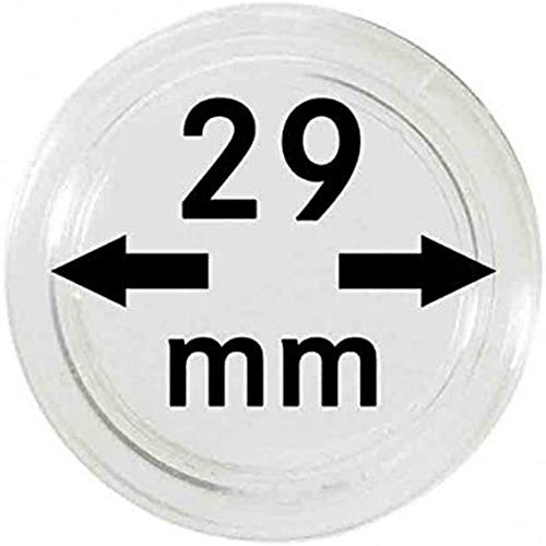 Lindner Münzkapseln für Münzen Ø 14 - 50 mm. Zur Wahl per 1, 5, 10, 100 Stück (29 mm - per 10) von LINDNER Das Original