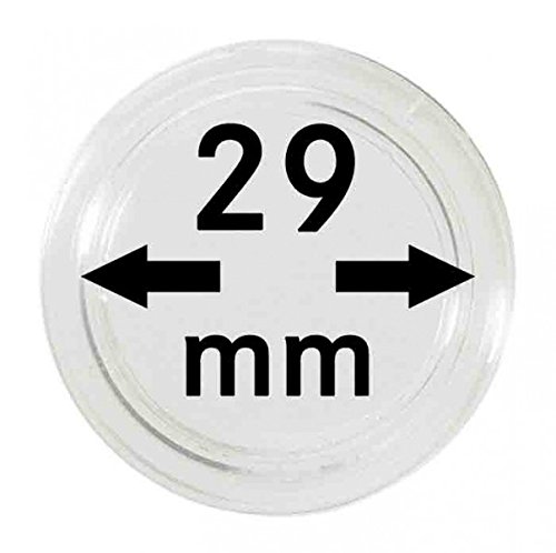 Lindner Münzkapseln für Münzen Ø 14 - 50 mm. Zur Wahl per 1, 5, 10, 100 Stück (29 mm - per 100) von LINDNER Das Original