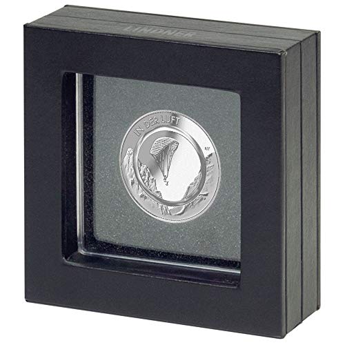 Lindner Nimbus Objektrahmen 4834 für eine CARRÉE-Münzkapsel - inkl. CARRÉE-Münzkapsel zur Auswahl (CARRÉE 33 mm (10 €/20 € Silber)) von Lindner
