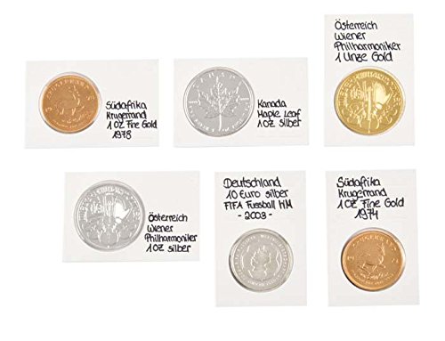 Lindner Rebeck Coin L - Münzrähmchen, Münzboxen, Münzkassetten, Einsteckblätter zur Auswahl (Münzrähmchen für Münzen bis 30 mm) von Lindner