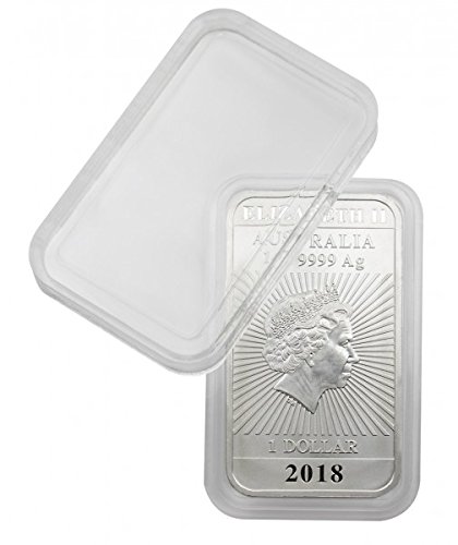 Lindner Rechteckige Münzkapseln Innenmaße 27 x 47 mm, z.B. für 1 Oz. Australien Silber-Münzbarren, 1, 5 oder 10 Stück (per 10 Stück) - Jubiläumsangebot von Lindner