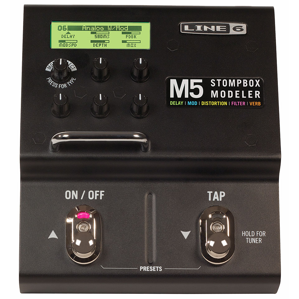 Line 6 M5 Stompbox Modeler Multieffektgerät E-Gitarre von Line 6