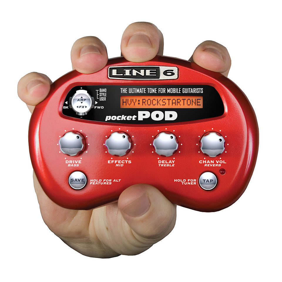 Line 6 Pocket POD Multieffektgerät E-Gitarre von Line 6