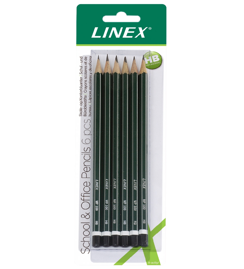 Linex Bleistifte - 6er-Pack - Grün - Linex - One Size - Bleistifte Linex Bleistifte - 6er-Pack - Grün - Linex - One Size - Bleistifte von Linex