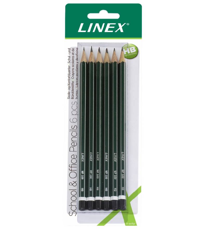 Linex Bleistifte - 6er-Pack - Grün - Linex - One Size - Bleistifte Linex Bleistifte - 6er-Pack - Grün - Linex - One Size - Bleistifte von Linex