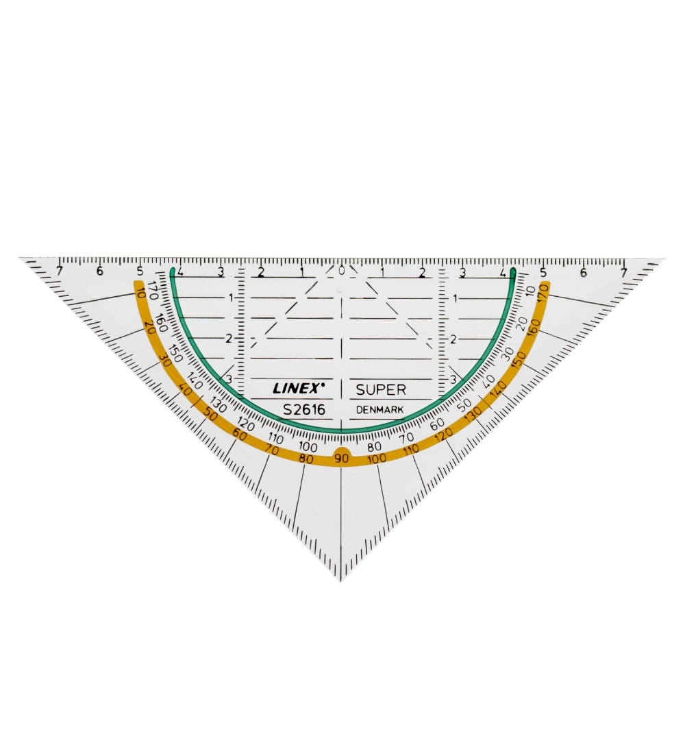 Linex Geometrie-Dreieck - Transparent - Linex - One Size - Lineal Linex Geometrie-Dreieck - Transparent - Linex - One Size - Lineal von Linex