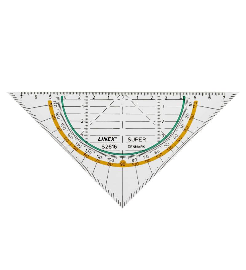 Linex Geometrie-Dreieck - Transparent - Linex - One Size - Lineal Linex Geometrie-Dreieck - Transparent - Linex - One Size - Lineal von Linex
