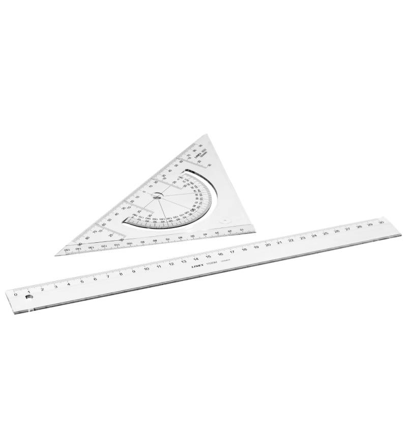 Linex Schulset - 2-teilig - Winkelmesser/Lineal - Linex - One Size - Lineal Linex Schulset - 2-teilig - Winkelmesser/Lineal - Linex - One Size - Lineal von Linex