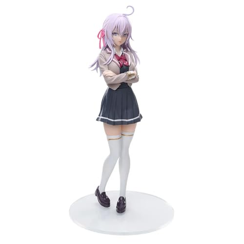Linfemy Alisa Mikhailova Kujou Figur Anime Modell PVC 18cm Bunny Mädchen Stehende in Schuluniform Weihnachten Desktop Dekoration Sammlerstücke Geschenke von Linfemy