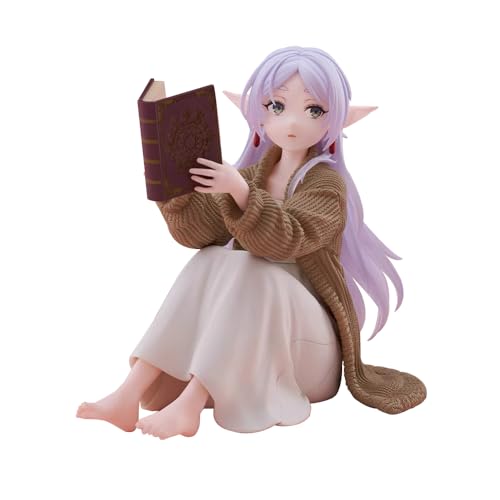 Linfemy Frieren Figur Anime Figuren Statue PVC Modell 13cm Sitzende Position Actionfigur Weihnachten Auto Desktop Dekoration Sammlerstucke Geschenke Display fur Fans von Linfemy