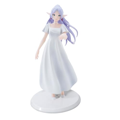 Linfemy Frieren Figur Anime Figuren Statue PVC Modell 18cm Stehende Position Actionfigur Weihnachten Auto Desktop Dekoration Sammlerstucke Geschenke Display fur Fans von Linfemy