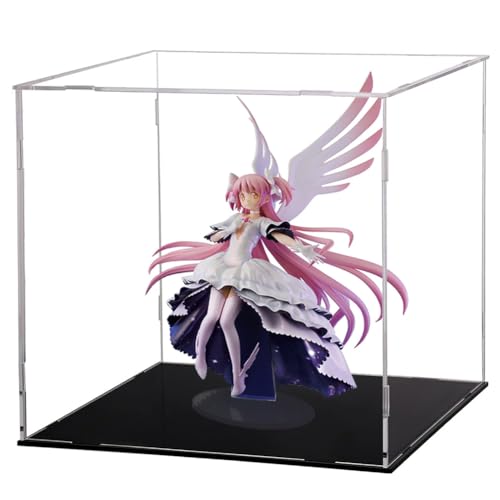 Linfemy KanameMadoka Figurset Anime Acryl Displaybox PVC Modell 20cm Aktionsfigur Auto Desktop Ornamente Weihnachten Sammlerstücke Geschenk von Linfemy
