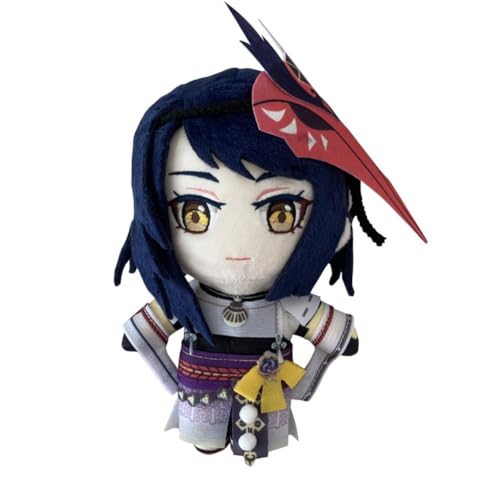 Linfemy Kujou Sara Plüschfigur Kissen Charakter Anime Weich 20cm Gefüllt PP Baumwollkissen Weich Sofa Schlafzimmer Dekoration Geschenk für Fans von Linfemy