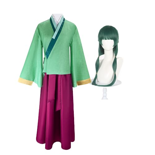 Linfemy Maomao Cosplay Hanfu Anime Costume Kostüm Damen Kleid Kompletset mit Perücke Rollenspiel Halloween Karneval Party Performance Kostümpartys Linfemy Maomao Cosplay Hanfu Anime Costume Kostüm Damen Kleid Kompletset mit Perücke Rollenspiel Halloween Karneval Party Performance Kostümpartys von Linfemy