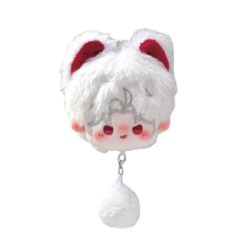 Linfemy Sylus Zayne Plüschfigur Anime Kissen Sylus Rafayel Weihnachten 11 cm Schlüsselanhänger Schlüsselanhänger Weich Flauschig PP Baumwolle Rucksack Anhänger Student Geschenke von Linfemy
