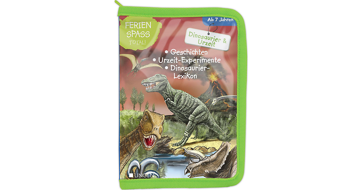Buch - Ferienspaß total! - Dinosaurier und Urzeit von Lingen Verlag