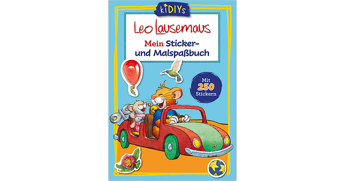 Buch - Leo Lausemaus Mein Sticker- und Malspaßbuch mit 250 Stickern Buch - Leo Lausemaus Mein Sticker- und Malspaßbuch mit 250 Stickern von Lingen Verlag