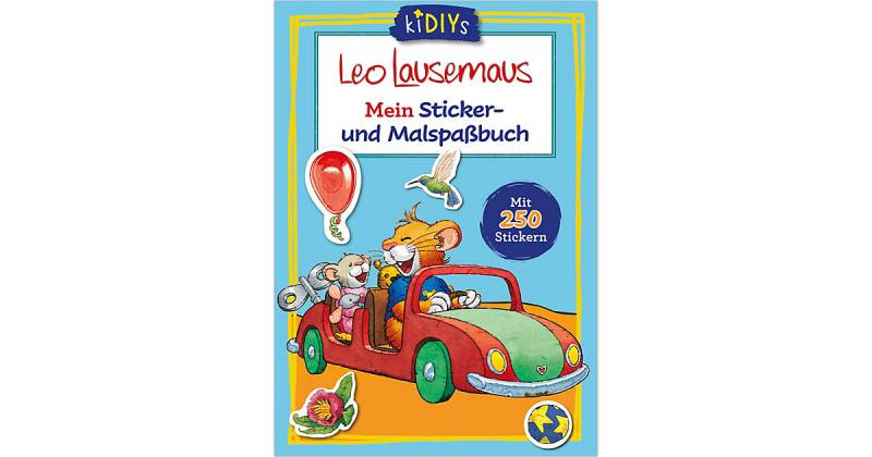 Buch - Leo Lausemaus Mein Sticker- und Malspaßbuch mit 250 Stickern Buch - Leo Lausemaus Mein Sticker- und Malspaßbuch mit 250 Stickern von Lingen Verlag
