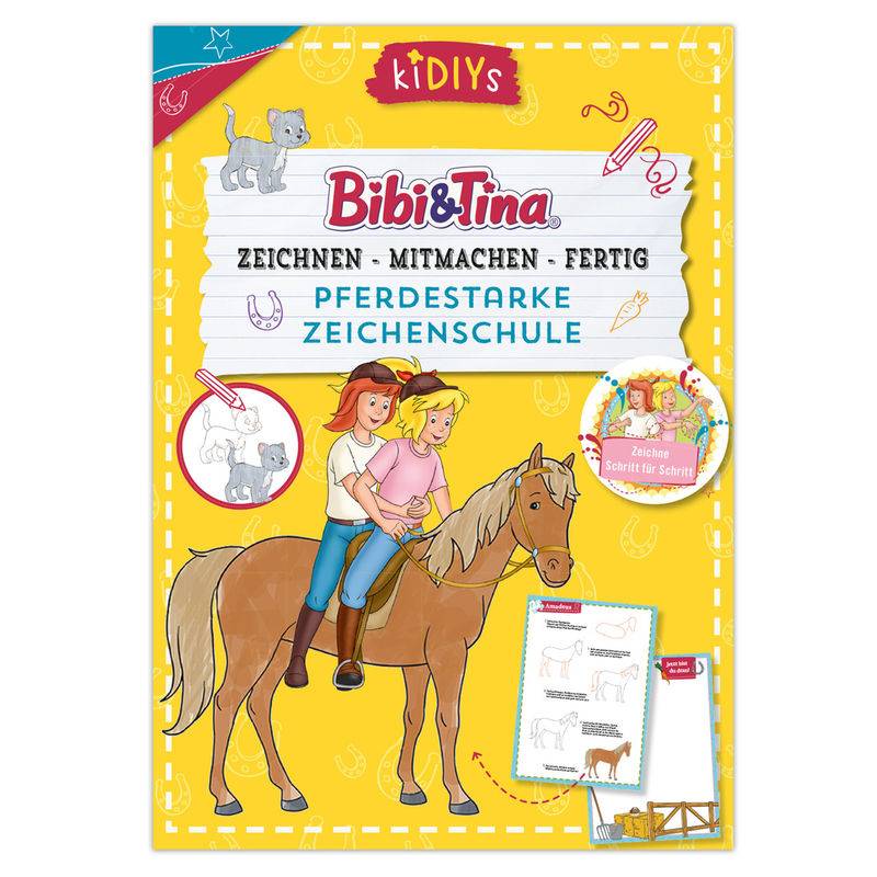 Bibi und Tina: Pferdestarke Zeichenschule - Zeichnen - Mitmachen - Fertig von Lingen