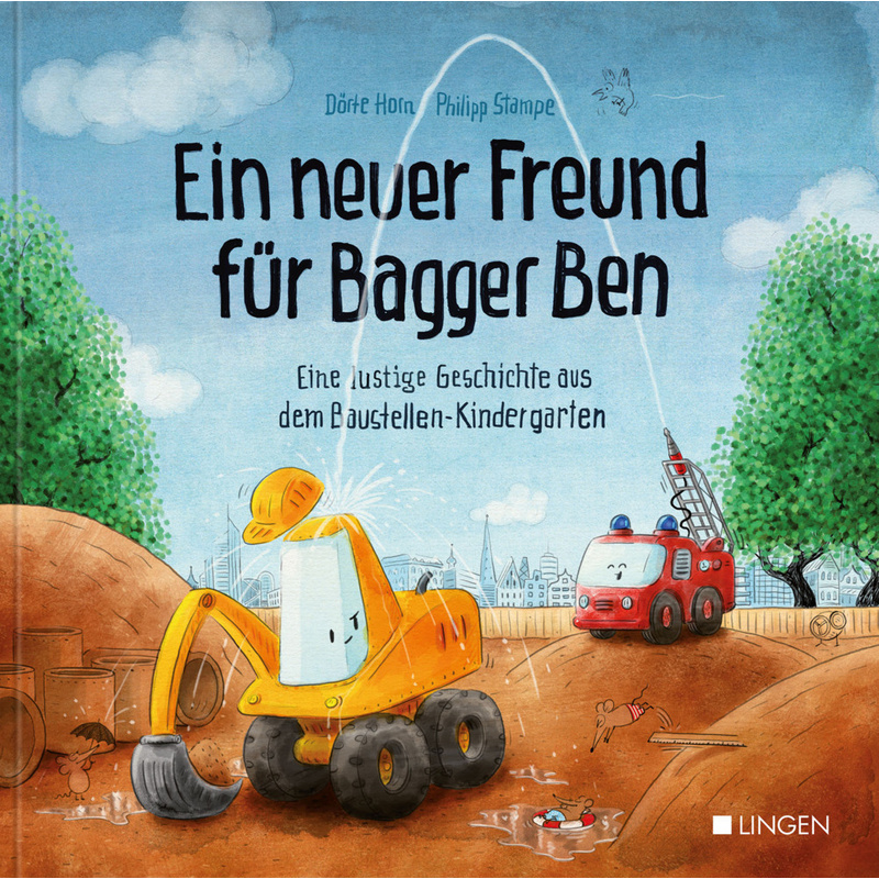 Ein neuer Freund für Bagger Ben - Eine lustige Geschichte aus dem Baustellen-Kindergarten, 2 Teile von Lingen