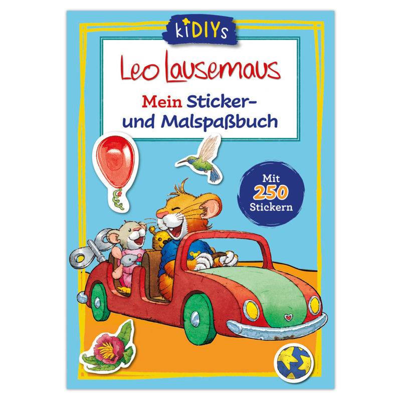 Leo Lausemaus Mein Sticker- und Malspaßbuch mit 250 Stickern von Lingen