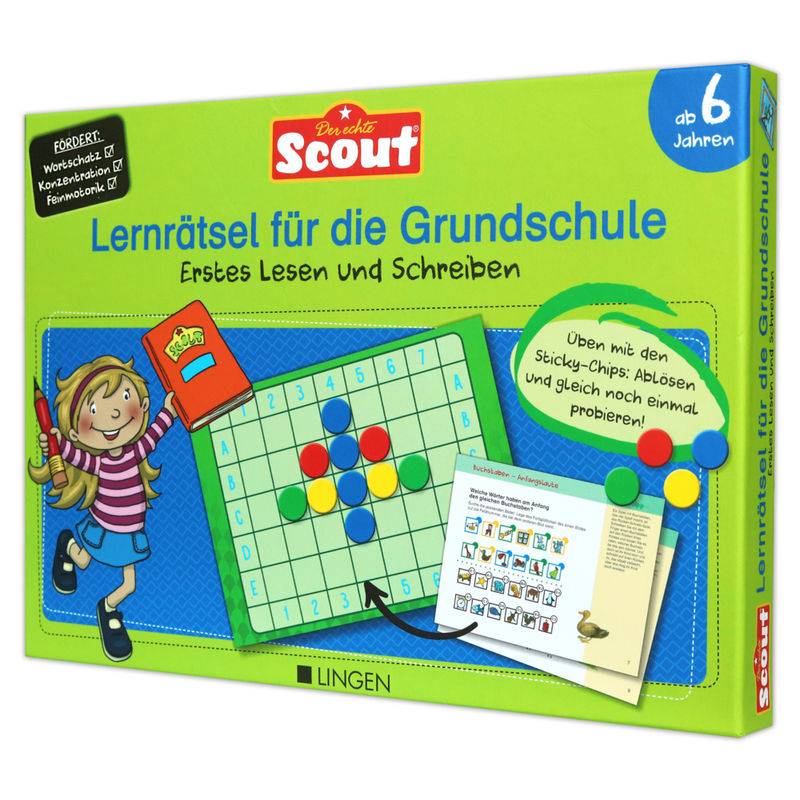 Scout: Lernrätsel für die Grundschule - Erstes Lesen und Schreiben von Lingen
