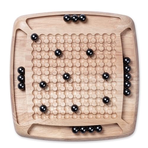 Lingle 21,5 cm Holz-Magnet-Schachspiel, Magnetisches Schachbrett für Kinder und Erwachsene, Magnetspiel mit 24 Metall-Magnetkugeln, Magnetisches Steinspiel für den Familienspielabend. Lingle 21,5 cm Holz-Magnet-Schachspiel, Magnetisches Schachbrett für Kinder und Erwachsene, Magnetspiel mit 24 Metall-Magnetkugeln, Magnetisches Steinspiel für den Familienspielabend. von Lingle