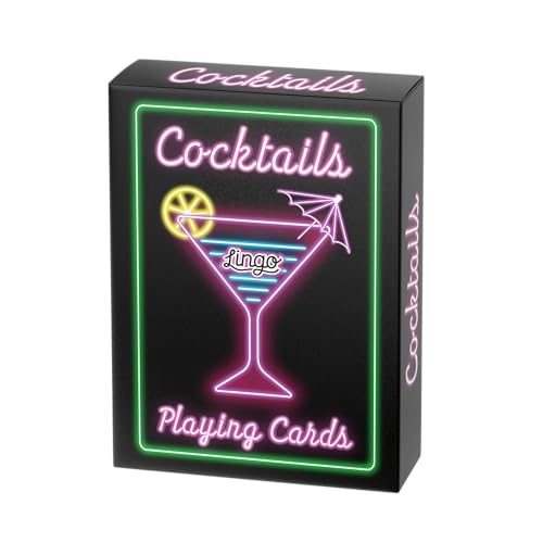 Lingo Cocktails Spielkarten von Lingo