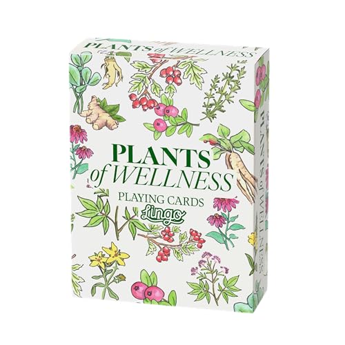 Lingo Plants of Wellness Spielkarten | Ganzheitliche Heilung | Plant Power auf jeder Karte von Lingo