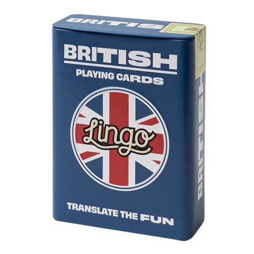 Lingo Slang Spielkarten in Blechdose - Reisetasche Spielkarten - Sprachlernspiel Set - lustiges visuelles Kartendeck zur Verbesserung des Vokabels und der Aussprache. Lingo Slang Spielkarten in Blechdose - Reisetasche Spielkarten - Sprachlernspiel Set - lustiges visuelles Kartendeck zur Verbesserung des Vokabels und der Aussprache. von Lingo
