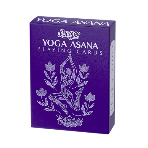 Lingo Yoga Asana Spielkarten | Yoga Flow: 52 Posen & 2 Shantras | Achtsame Bewegung von Lingo