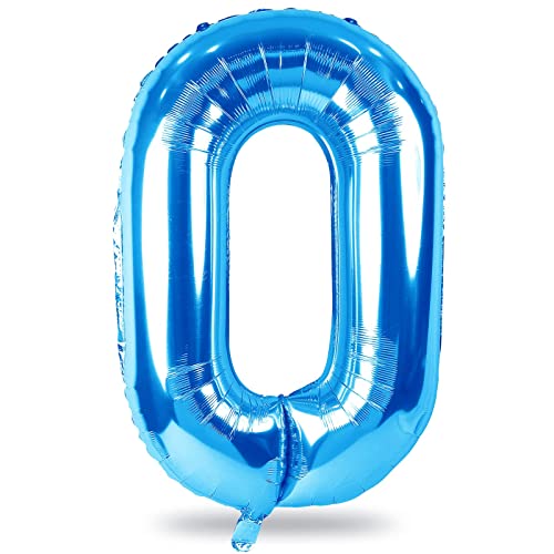 Zahlen Luftballon 0-9 Blau, Groß Folienballon Zahl 0, 40 Zoll Groß Zahlenballon 0 Helium Ballon, 101cm XXL Luftballon 0 Geburtstag Deko für Junge Mann 10. Geburtstagsdeko Jubiläum Party Dekoration Zahlen Luftballon 0-9 Blau, Groß Folienballon Zahl 0, 40 Zoll Groß Zahlenballon 0 Helium Ballon, 101cm XXL Luftballon 0 Geburtstag Deko für Junge Mann 10. Geburtstagsdeko Jubiläum Party Dekoration von Lingqiang
