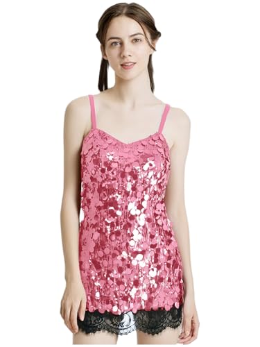Linjinx Damen Metallic Kleid Slim Fit Partykleid Tube Club Cocktailkleid Rückenfrei Minikleid Spaghetti Trägerkleid Clubwear Rosa S Linjinx Damen Metallic Kleid Slim Fit Partykleid Tube Club Cocktailkleid Rückenfrei Minikleid Spaghetti Trägerkleid Clubwear Rosa S von Linjinx