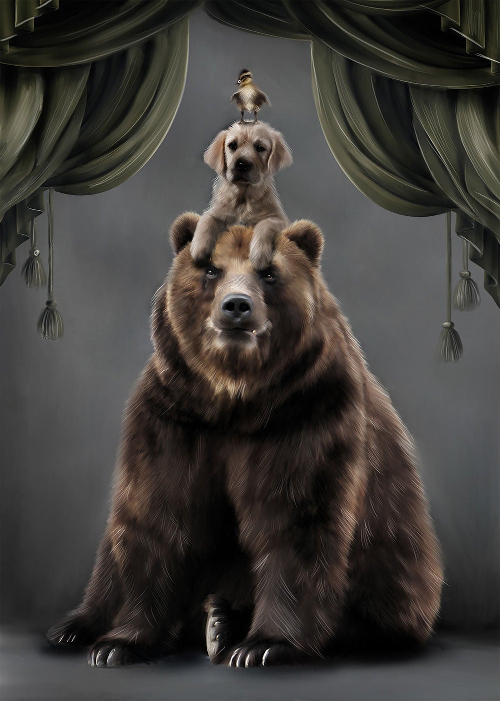 Linn Wold Poster 70x100 Teddy & buds Linn Wold Poster 70x100 Teddy & buds von Linn Wold