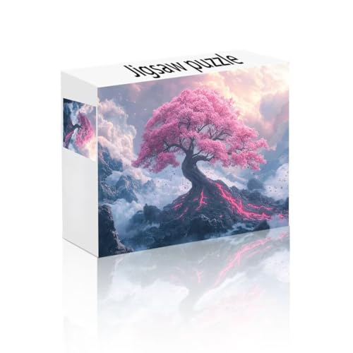 Puzzle Erwachsene 1000 Teile Baum, Anlage Puzzle Lernspiel Herausforderung Schwierigkeit, Vielfältig und Bunt Puzzlespiele, Freizeitaktivität Lustige Geschenke Wohndeko für Erwachsene ab 14 Jahren G-9 von Linncen