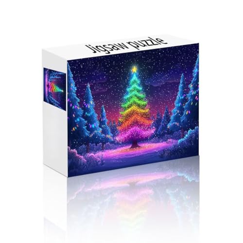 Puzzle Erwachsene 1000 Teile Baum, Bunt Puzzle Lernspiel Herausforderung Schwierigkeit, Vielfältig und Bunt Puzzlespiele, Freizeitaktivität Lustige Geschenke Wohndeko für Erwachsene ab 14 Jahren R-6 von Linncen