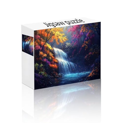 Puzzle Erwachsene 1000 Teile Baum, Fallen Puzzle Lernspiel Herausforderung Schwierigkeit, Vielfältig und Bunt Puzzlespiele, Freizeitaktivität Lustige Geschenke Wohndeko für Erwachsene ab 14 Jahren C-6 von Linncen