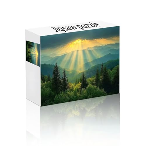 Puzzle Erwachsene 1000 Teile Baum, Landschaft Puzzle Lernspiel Herausforderung Schwierigkeit, Vielfältig Bunt Puzzlespiele, Freizeitaktivität Lustige Geschenke Wohndeko für Erwachsene ab 14 Jahren O-1 von Linncen