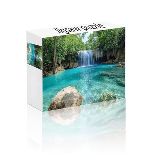 Puzzle Erwachsene 1000 Teile Baum, See Puzzle Lernspiel Herausforderung Schwierigkeit, Vielfältig und Bunt Puzzlespiele, Freizeitaktivität Lustige Geschenke Wohndeko für Erwachsene ab 14 Jahren U-3 von Linncen
