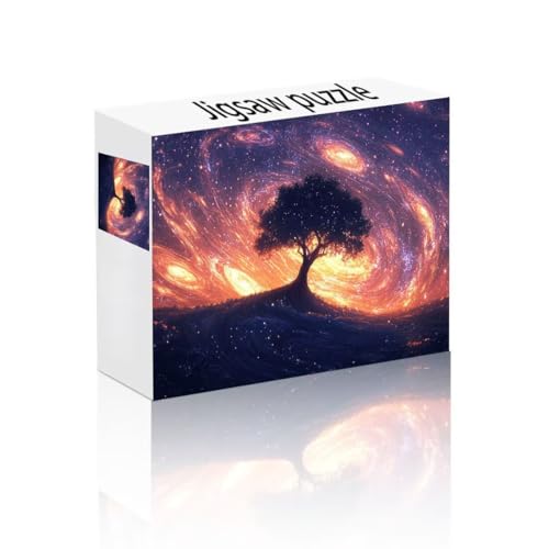 Puzzle Erwachsene 1000 Teile Baum, Traum Puzzle Lernspiel Herausforderung Schwierigkeit, Vielfältig und Bunt Puzzlespiele, Freizeitaktivität Lustige Geschenke Wohndeko für Erwachsene ab 14 Jahren C-7 von Linncen
