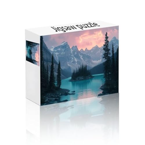 Puzzle Erwachsene 1000 Teile Berg, Baum Puzzle Lernspiel Herausforderung Schwierigkeit, Vielfältig und Bunt Puzzlespiele, Freizeitaktivität Lustige Geschenke Wohndeko für Erwachsene ab 14 Jahren I-7 von Linncen