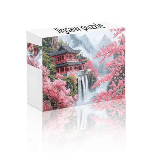Puzzle Erwachsene 1000 Teile Blume, Haus Puzzle Lernspiel Herausforderung Schwierigkeit, Vielfältig und Bunt Puzzlespiele, Freizeitaktivität Lustige Geschenke Wohndeko für Erwachsene ab 14 Jahren E-3 von Linncen