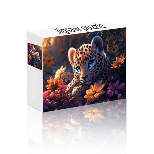 Puzzle Erwachsene 1000 Teile Blume, Leopard Kinderpuzzle Lernspiel Herausforderung Schwierigkeit, Vielfältig Bunt Puzzlespiele, Lustige Geschenke Wohndeko für Erwachsene und Kinder ab 14 Jahren D-6 Puzzle Erwachsene 1000 Teile Blume, Leopard Kinderpuzzle Lernspiel Herausforderung Schwierigkeit, Vielfältig Bunt Puzzlespiele, Lustige Geschenke Wohndeko für Erwachsene und Kinder ab 14 Jahren D-6 von Linncen