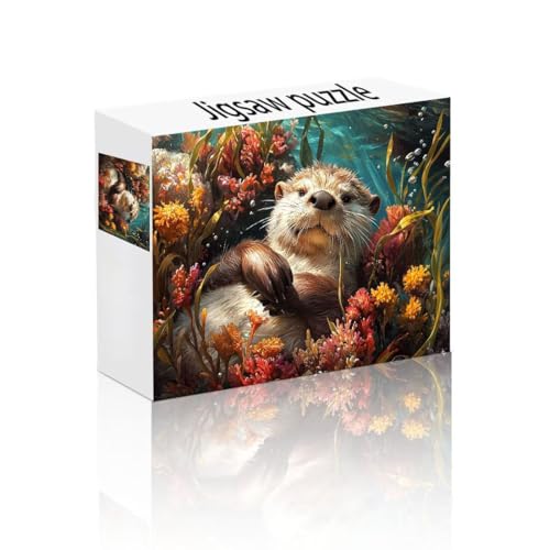 Puzzle Erwachsene 1000 Teile Blume, Otter Puzzle Lernspiel Herausforderung Schwierigkeit, Vielfältig und Bunt Puzzlespiele, Freizeitaktivität Lustige Geschenke Wohndeko für Erwachsene ab 14 Jahren U-3 Puzzle Erwachsene 1000 Teile Blume, Otter Puzzle Lernspiel Herausforderung Schwierigkeit, Vielfältig und Bunt Puzzlespiele, Freizeitaktivität Lustige Geschenke Wohndeko für Erwachsene ab 14 Jahren U-3 von Linncen